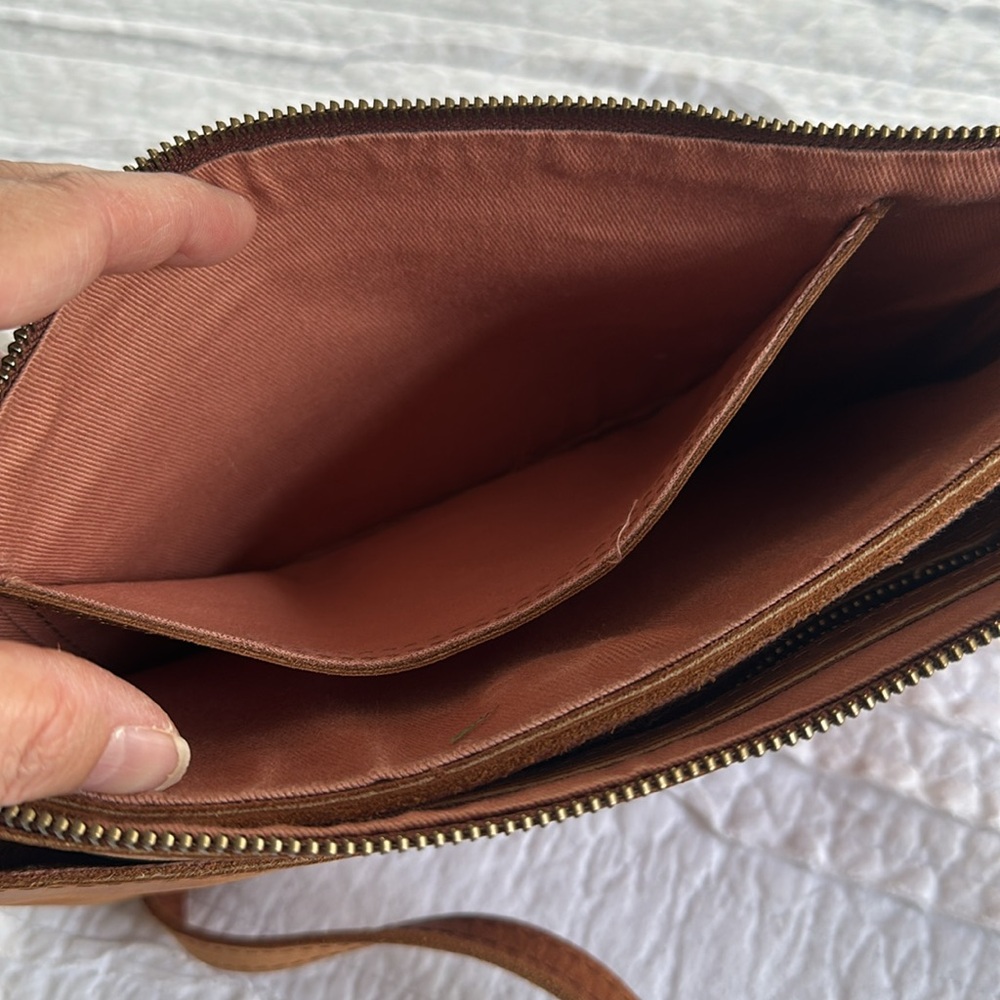 ABLE Leather Crossbody Purse - Picture 6 of 7